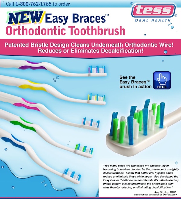 NEW Easy Braces Orthodontic Toothbrush!